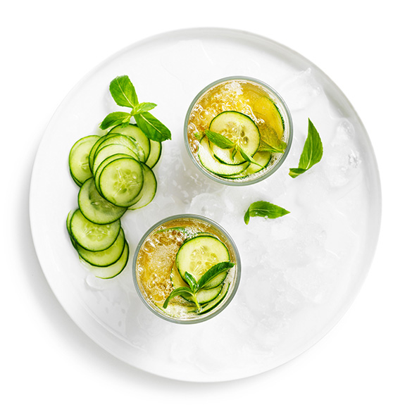 Light and refreshing - this Cucumber and mint cooler will want you wanting another.