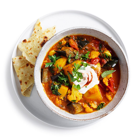 Simple and delicious - this Middle Eastern-style potato stew is a flavourful wholesome dish.