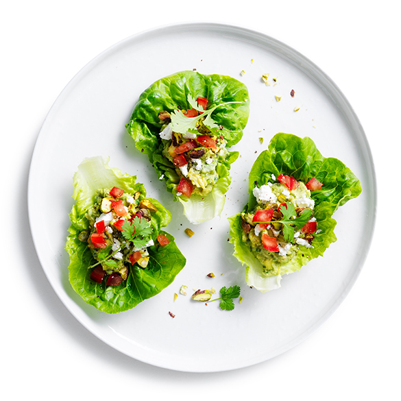 Quick and simple to make these Chilli, Herb and Avocado Little Gem Lettuce cups are full of flavour, perfect for entertaining or a light dinner.