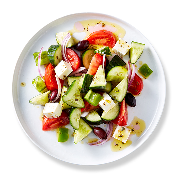 Simple and refreshing! This greek salad is full of fresh flavours that everyone will love.