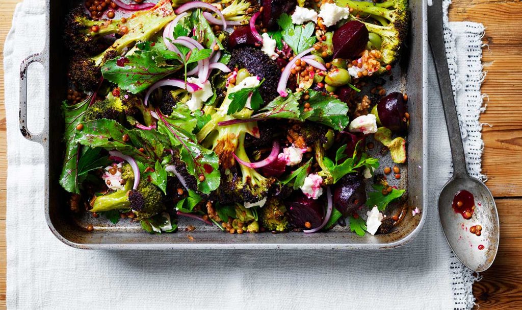 Warm and hearty salads are perfect for the cooler days ahead.